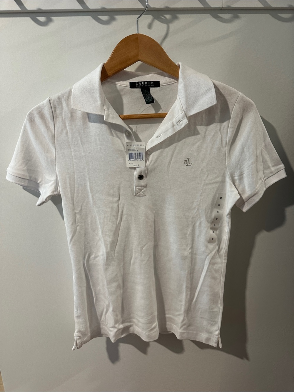 Lauren Ralph Lauren White Short-Sleeve Polo